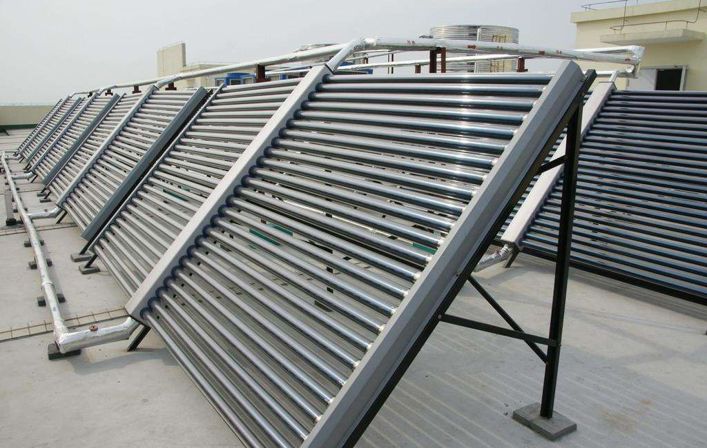 solar manifold heating project