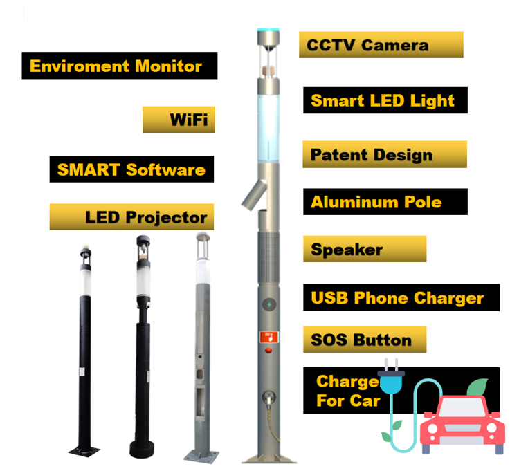 smart lighting pole